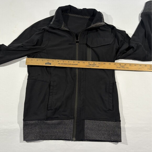 Lululemon Luon Mens Vent Tech Zip Jacket Active Magnetic Pocket Black Sz S - Picture 4 of 11